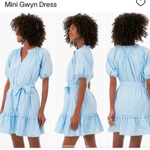 Tuckernuck Hyacinth House Light Blue Mini Gwyn Dress